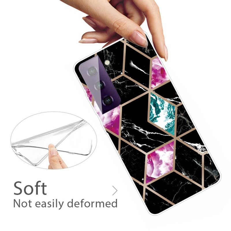 Case Samsung Galaxy S21 FE Variable Geometric Marble