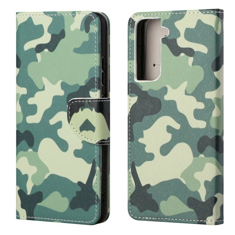 Kotelot Samsung Galaxy S21 FE Military Camouflage