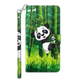 Kotelot Samsung Galaxy S21 FE Panda Ja Bamboo