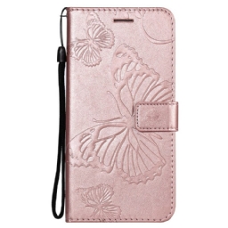 Kotelot Samsung Galaxy S21 FE Suojaketju Kuori Giant Thong Butterflies