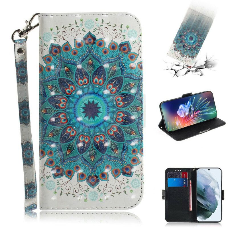 Kotelot Samsung Galaxy S21 FE Suojaketju Kuori Magistral Strappy Mandala