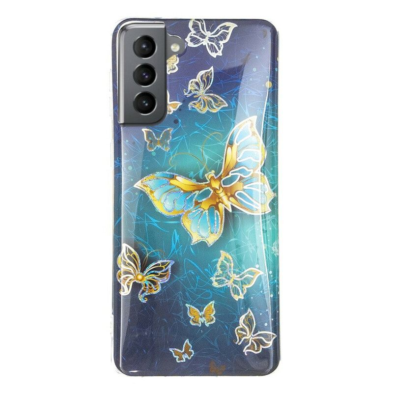 Kuori Samsung Galaxy S21 FE Butterflies Design