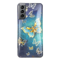 Kuori Samsung Galaxy S21 FE Butterflies Design