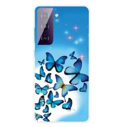 Kuori Samsung Galaxy S21 FE Butterflies Perhoset