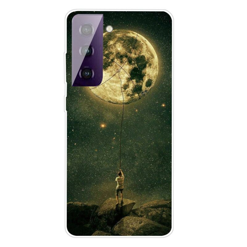 Kuori Samsung Galaxy S21 FE Flexible Moon Man