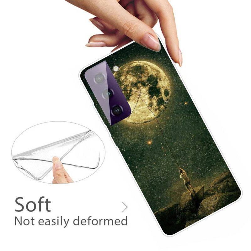 Kuori Samsung Galaxy S21 FE Flexible Moon Man