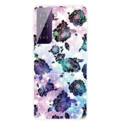 Kuori Samsung Galaxy S21 FE Graphic Flowers