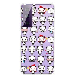 Kuori Samsung Galaxy S21 FE Seamless Funny Pandas