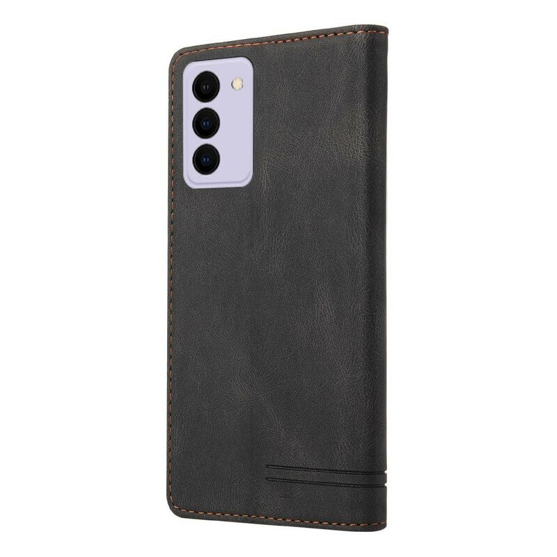 Puhelinkuoret Samsung Galaxy S21 FE Kotelot Flip Faux Leather Gq.utrobe