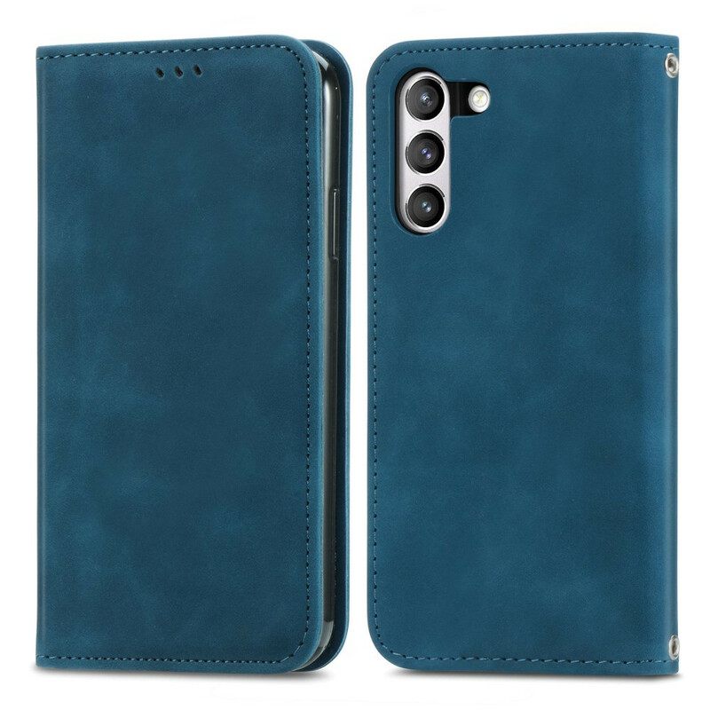 Puhelinkuoret Samsung Galaxy S21 FE Kotelot Flip Faux Leather Vintage