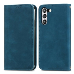 Puhelinkuoret Samsung Galaxy S21 FE Kotelot Flip Faux Leather Vintage