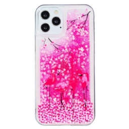 Case iPhone 15 Pro Max Flamingo Glitter