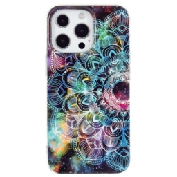 Kuori iPhone 15 Pro Max Fluoresoiva Mandala