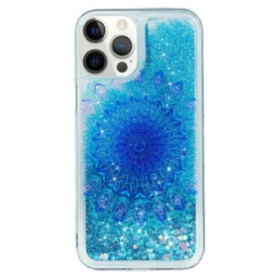 Kuori iPhone 15 Pro Max Mandala Glitter