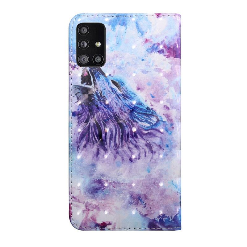 Kotelot Samsung Galaxy A51 5G Wolf Watercolour