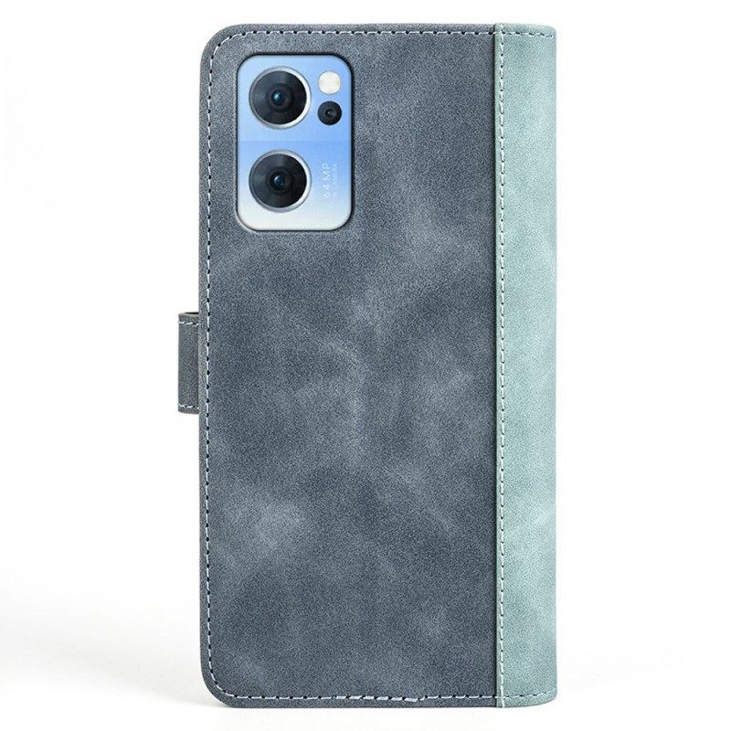 Flip Case Oppo Reno 7 Graafinen Kuvio