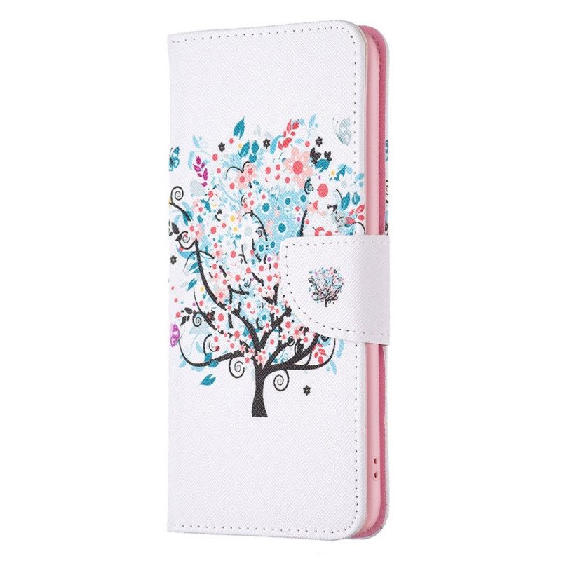 Flip Case Oppo Reno 7 Kukkapuu