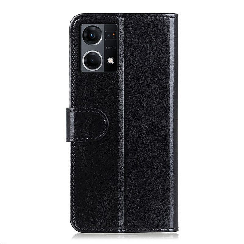 Kotelot Oppo Reno 7 Faux Leather Finesse