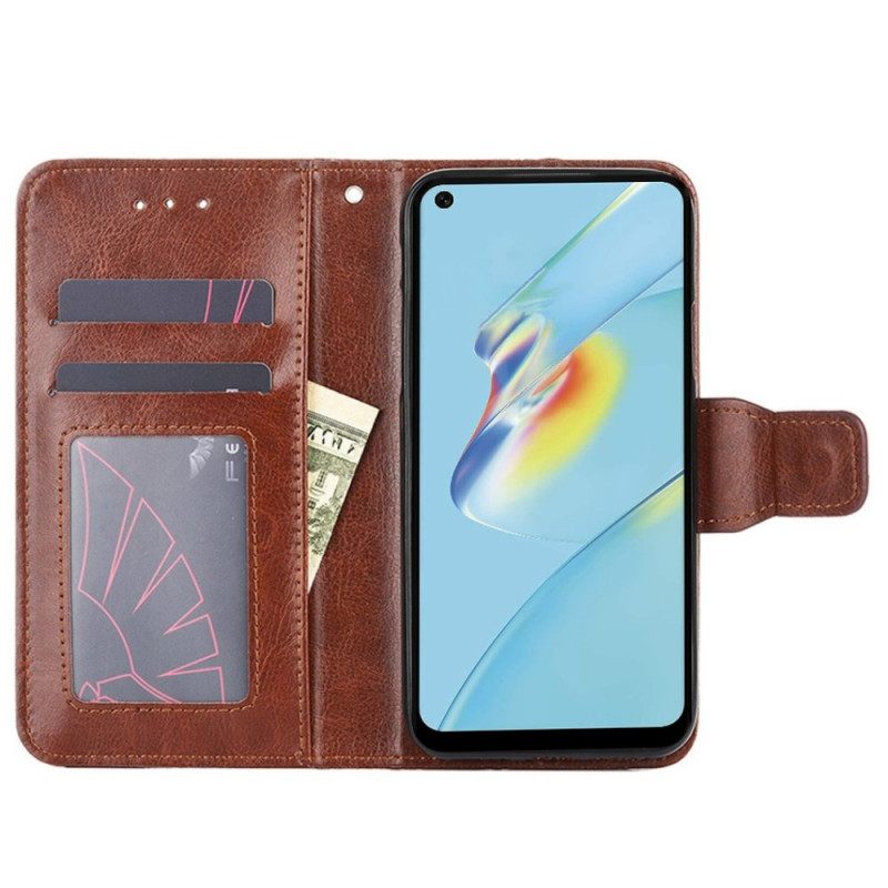 Kotelot Oppo Reno 7 Faux Leather Vintage