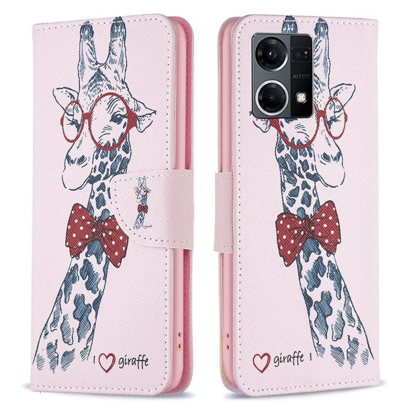 Kotelot Oppo Reno 7 Giraffe Intello