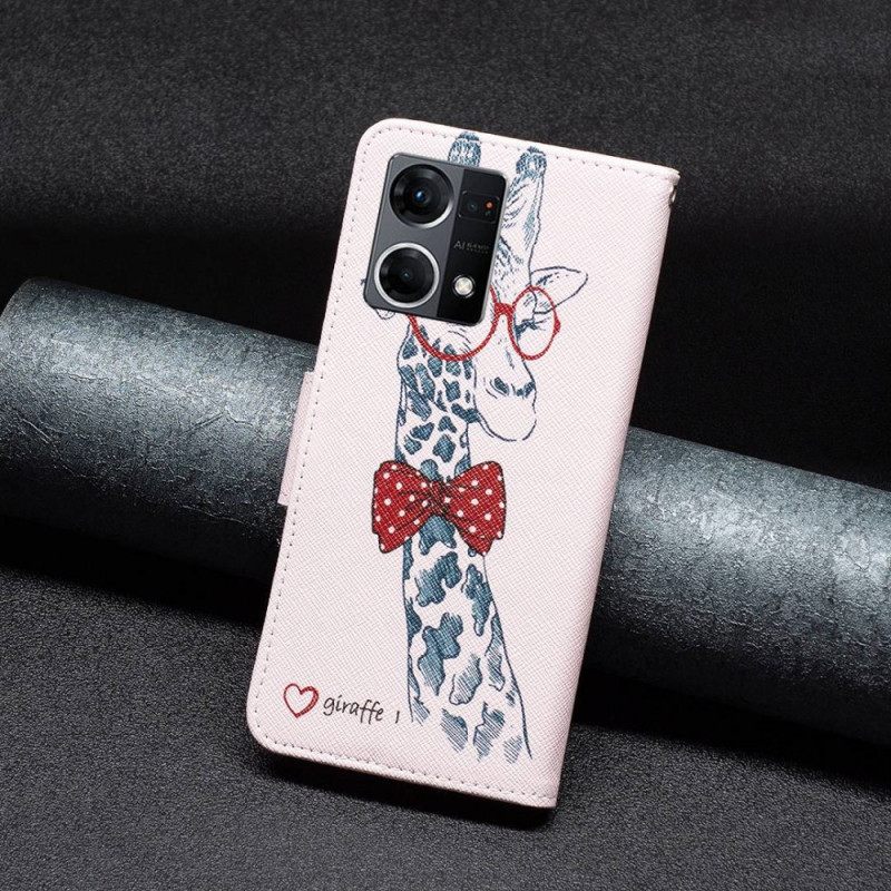 Kotelot Oppo Reno 7 Giraffe Intello