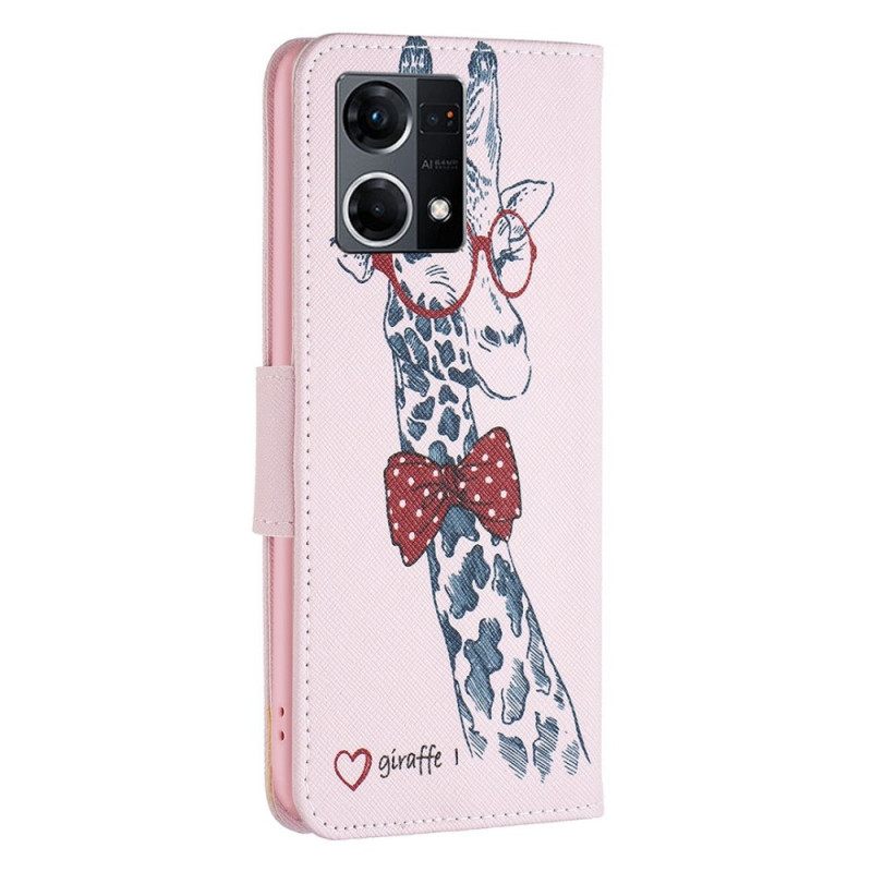 Kotelot Oppo Reno 7 Giraffe Intello