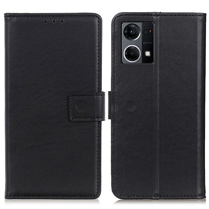 Kotelot Oppo Reno 7 Simple Faux Leather