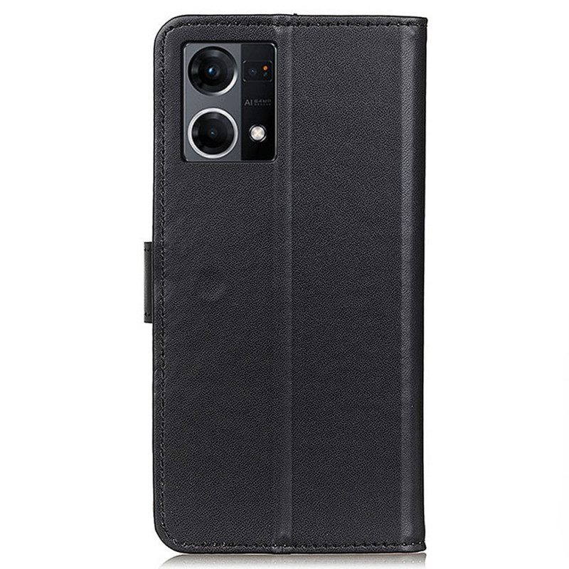 Kotelot Oppo Reno 7 Simple Faux Leather