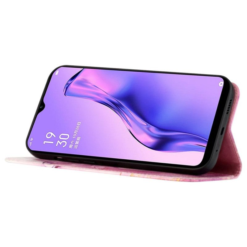 Kotelot Oppo Reno 7 Suojaketju Kuori Strip Marble