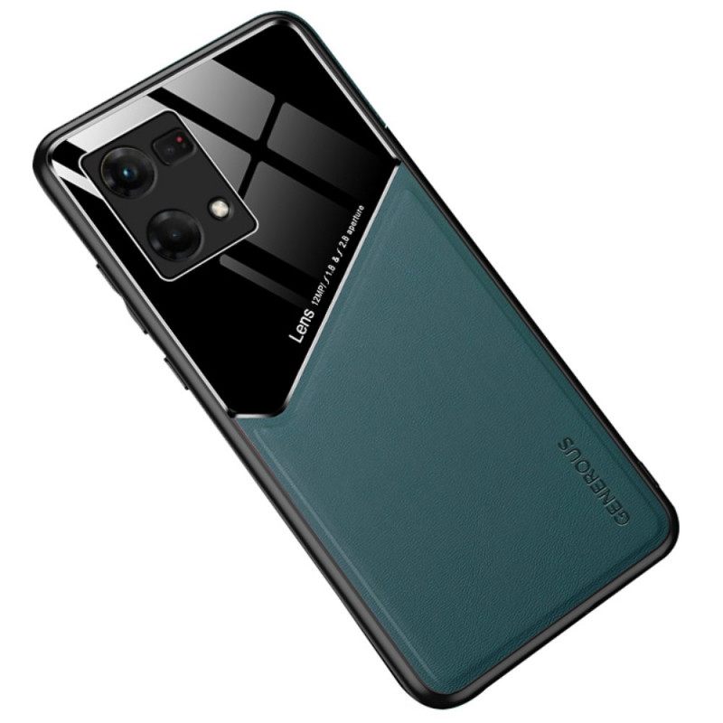 Kuori Oppo Reno 7 Premium Faux Leather