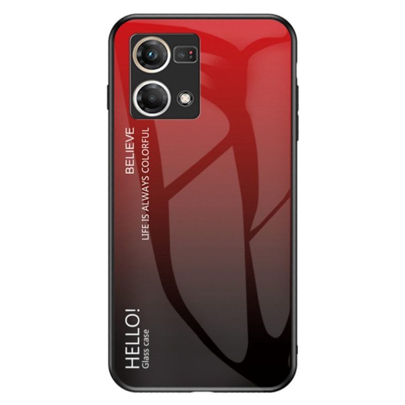 Kuori Oppo Reno 7 Tempered Glass Hei