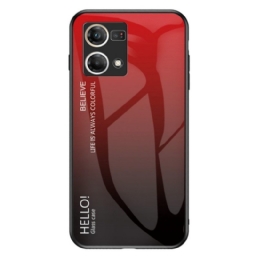 Kuori Oppo Reno 7 Tempered Glass Hei