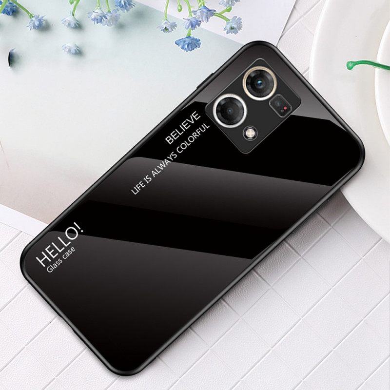 Kuori Oppo Reno 7 Tempered Glass Hei