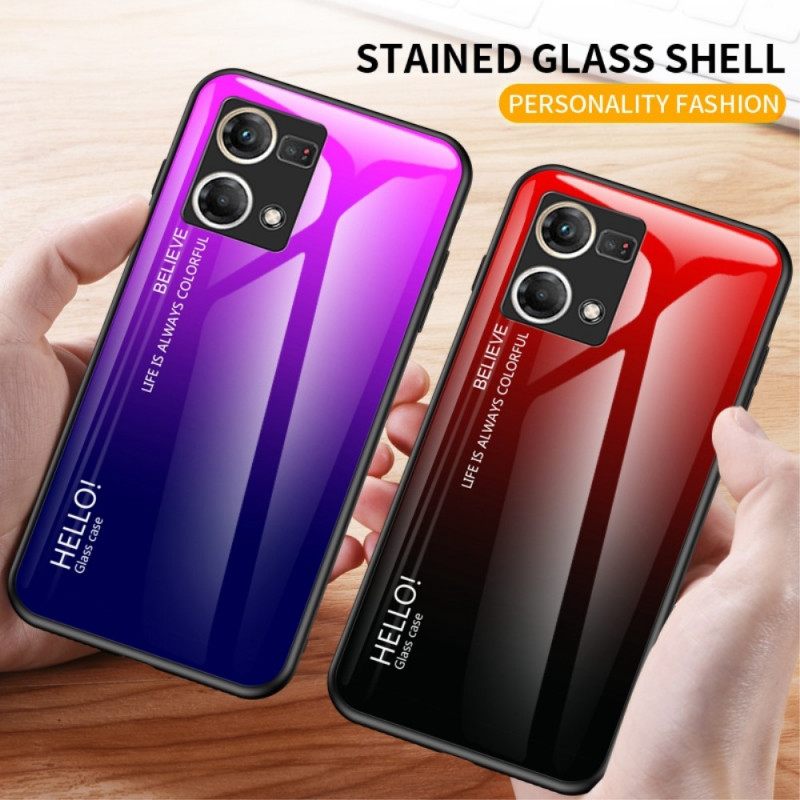 Kuori Oppo Reno 7 Tempered Glass Hei