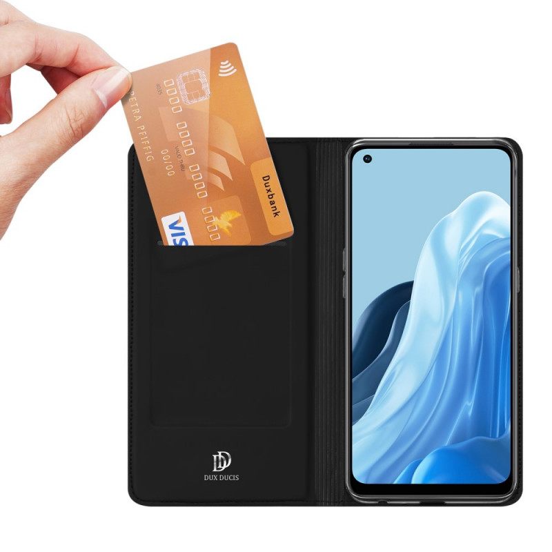 Puhelinkuoret Oppo Reno 7 Kotelot Flip Skin Pro Sarja Dux Ducis