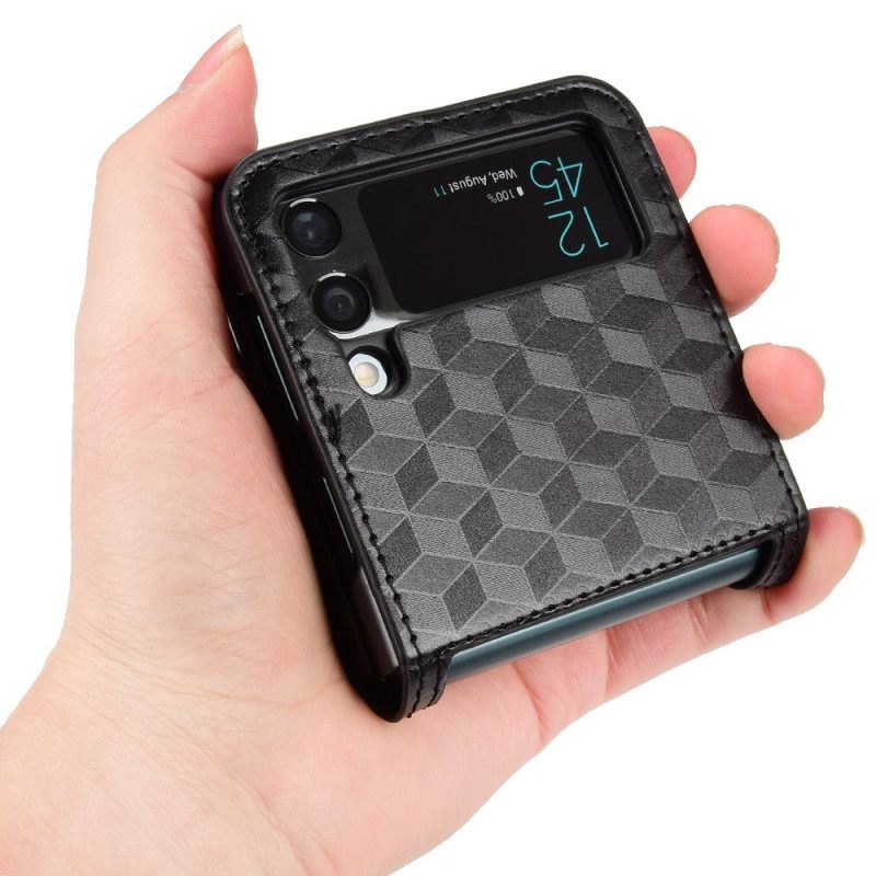 Case Samsung Galaxy Z Flip 3 5G Kotelot Flip 3d Design Korttipidike