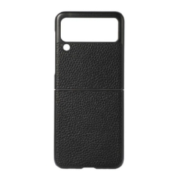 Case Samsung Galaxy Z Flip 3 5G Kotelot Flip Aito Nahka Litsi Väri