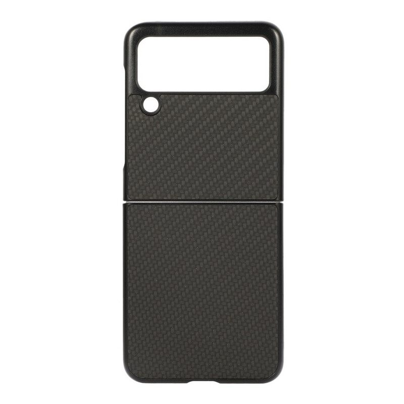 Case Samsung Galaxy Z Flip 3 5G Kotelot Flip Hiilikuitu