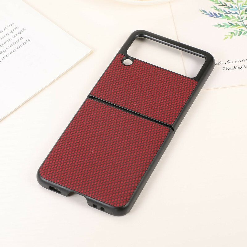 Case Samsung Galaxy Z Flip 3 5G Kotelot Flip Hiilikuitu