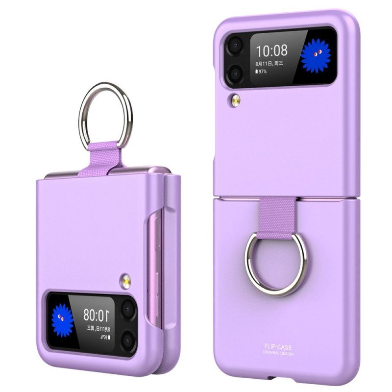 Case Samsung Galaxy Z Flip 3 5G Kotelot Flip Renkaalla