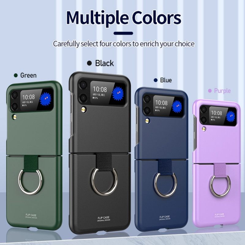 Case Samsung Galaxy Z Flip 3 5G Kotelot Flip Renkaalla