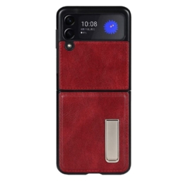 Case Samsung Galaxy Z Flip 3 5G Kotelot Flip Tyylinen Nahkakiinnike