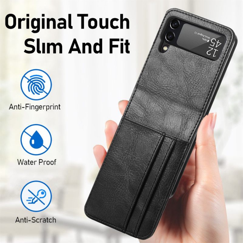 Case Samsung Galaxy Z Flip 3 5G Lompakkokuori Kotelot Flip Style Nahkalompakko