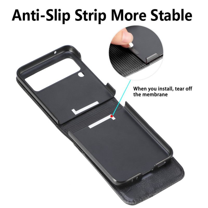 Case Samsung Galaxy Z Flip 3 5G Lompakkokuori Kotelot Flip Style Nahkalompakko