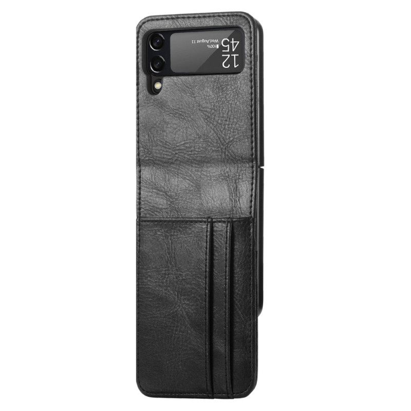 Case Samsung Galaxy Z Flip 3 5G Lompakkokuori Kotelot Flip Style Nahkalompakko