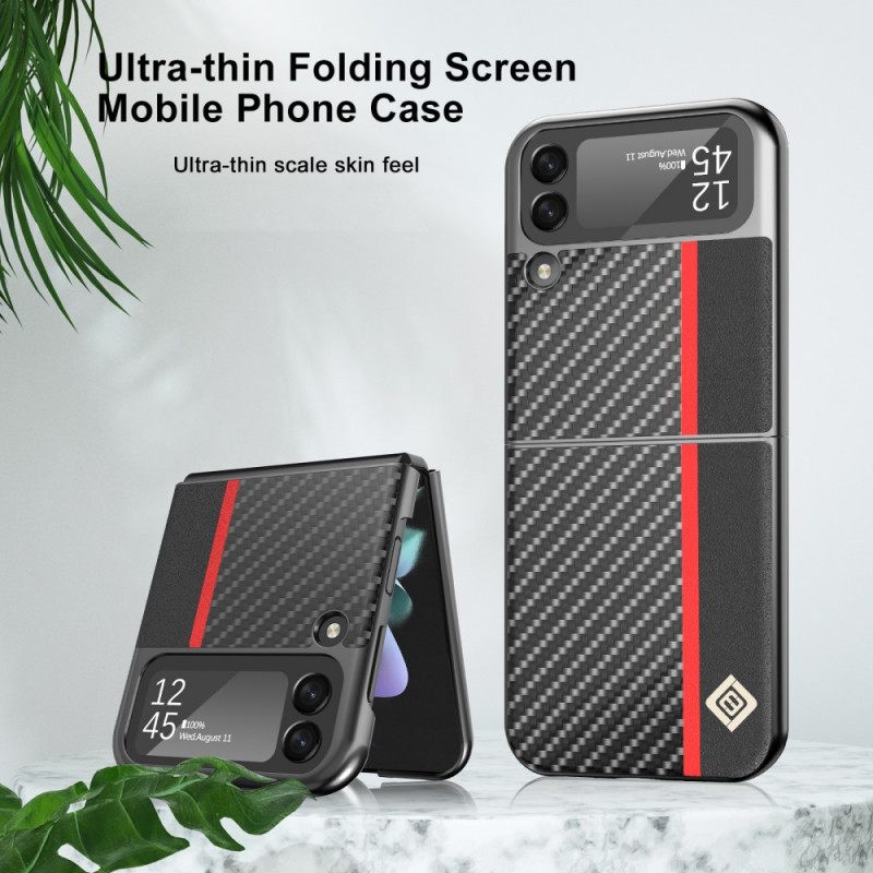 Kuori Samsung Galaxy Z Flip 3 5G Kotelot Flip Carbon Fiber Lc.imeeke