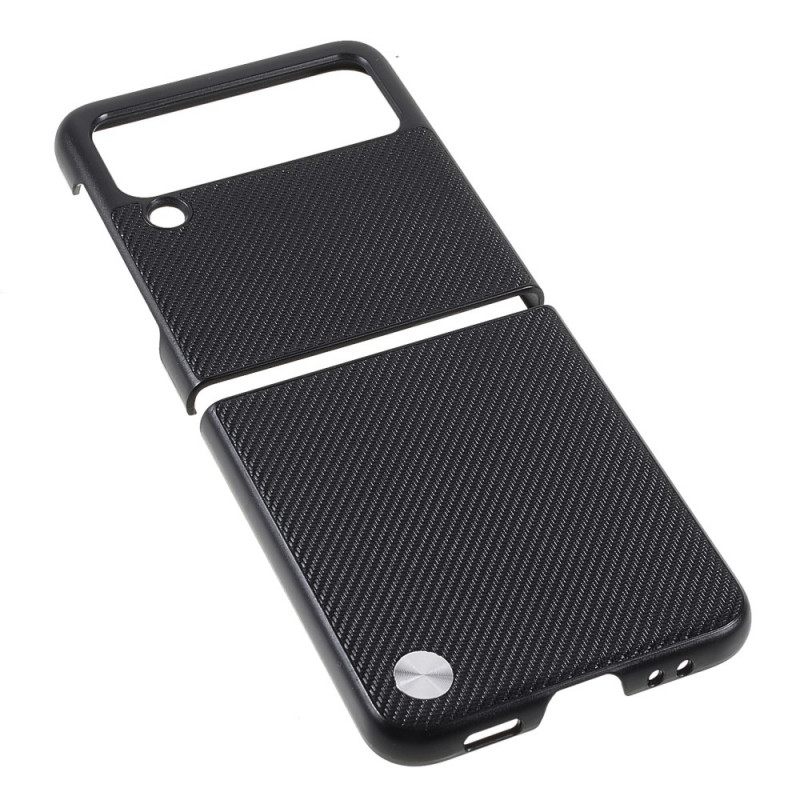 Kuori Samsung Galaxy Z Flip 3 5G Kotelot Flip Carbon Fiber X-level