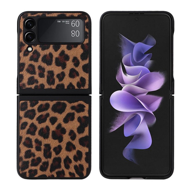 Kuori Samsung Galaxy Z Flip 3 5G Kotelot Flip Leopard