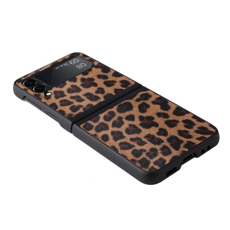 Kuori Samsung Galaxy Z Flip 3 5G Kotelot Flip Leopard