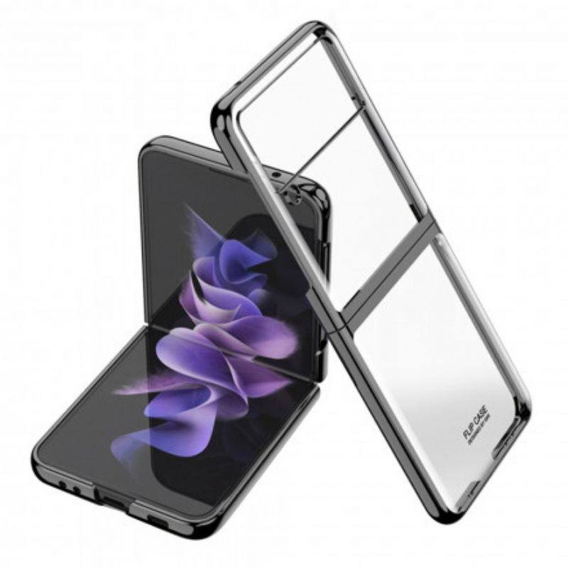 Kuori Samsung Galaxy Z Flip 3 5G Kotelot Flip Metal Style Edges